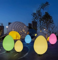 Светильник Яйцо 54х95 питание от АКБ, RGB Светильник Яйцо 54х95 питание от АКБ, RGB